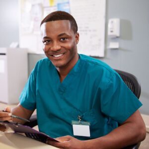 african american male nurse