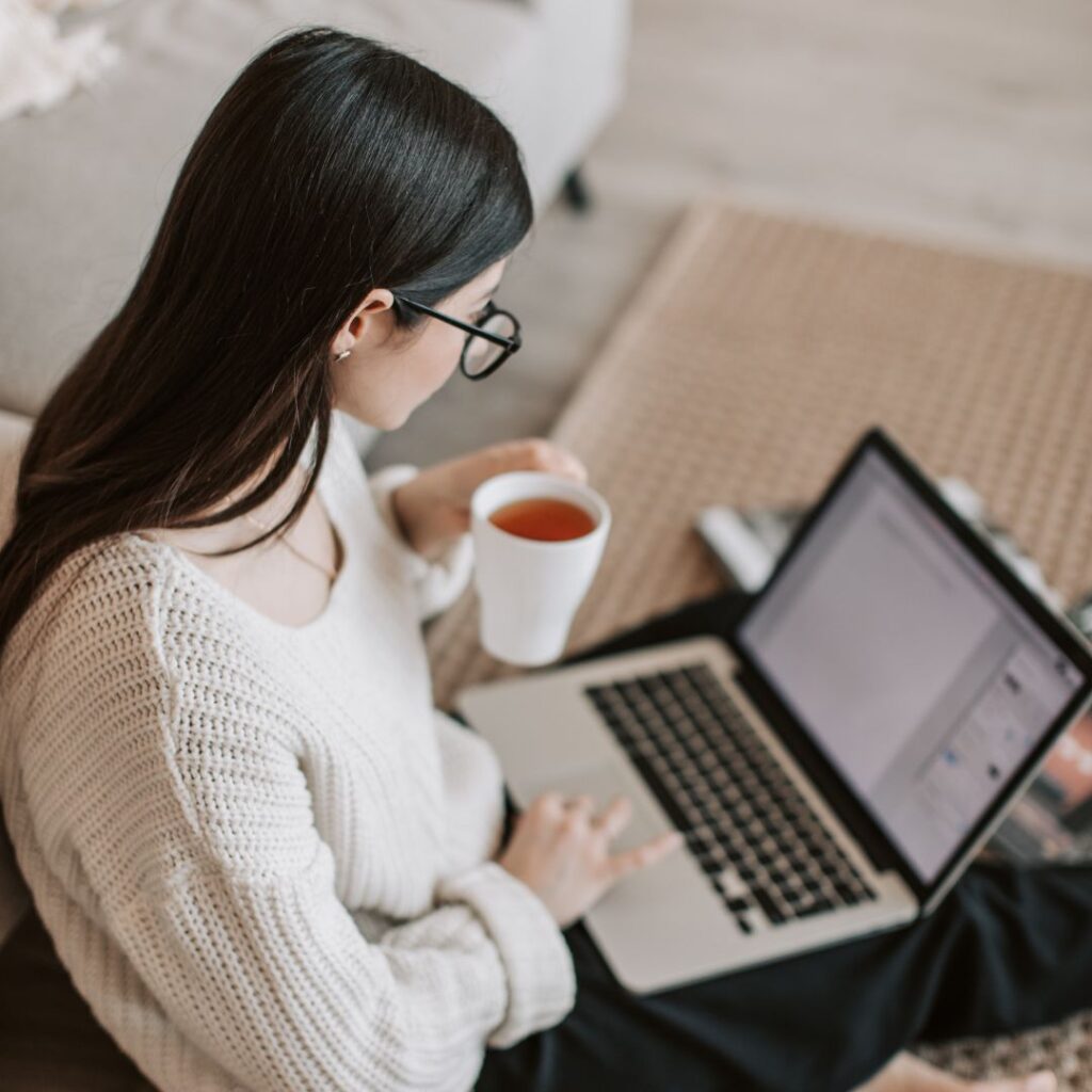 Women using a laptop